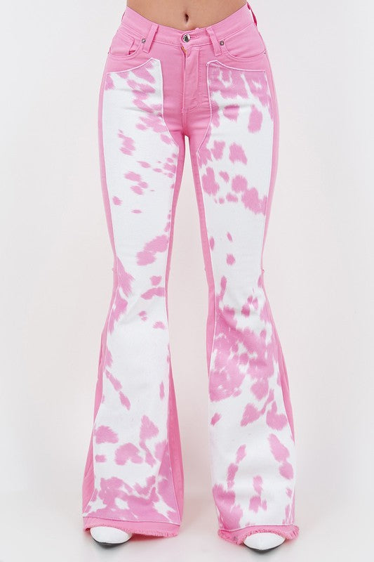 Rodeo Bell Bottom Jean Pink - Inseam 30 - Eye Candy Sensation Apparel & Accessories