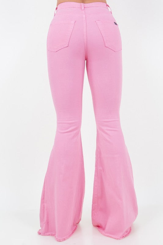 Rodeo Bell Bottom Jean Pink - Inseam 30 - Eye Candy Sensation Apparel & Accessories