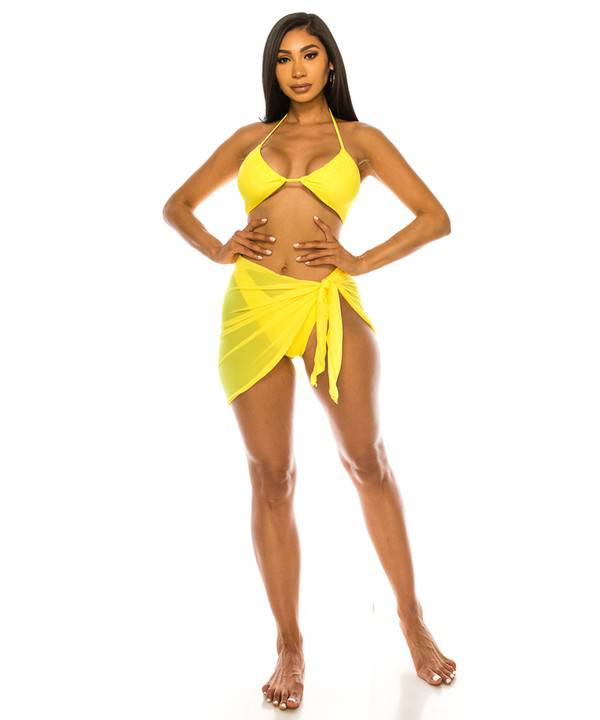 THREE PIECE SET Mermaid Swimwear