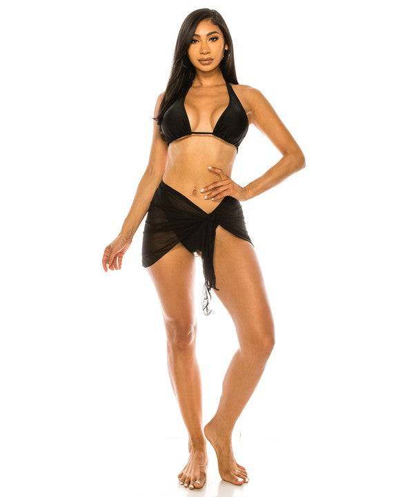 THREE PIECE SET Mermaid Swimwear
