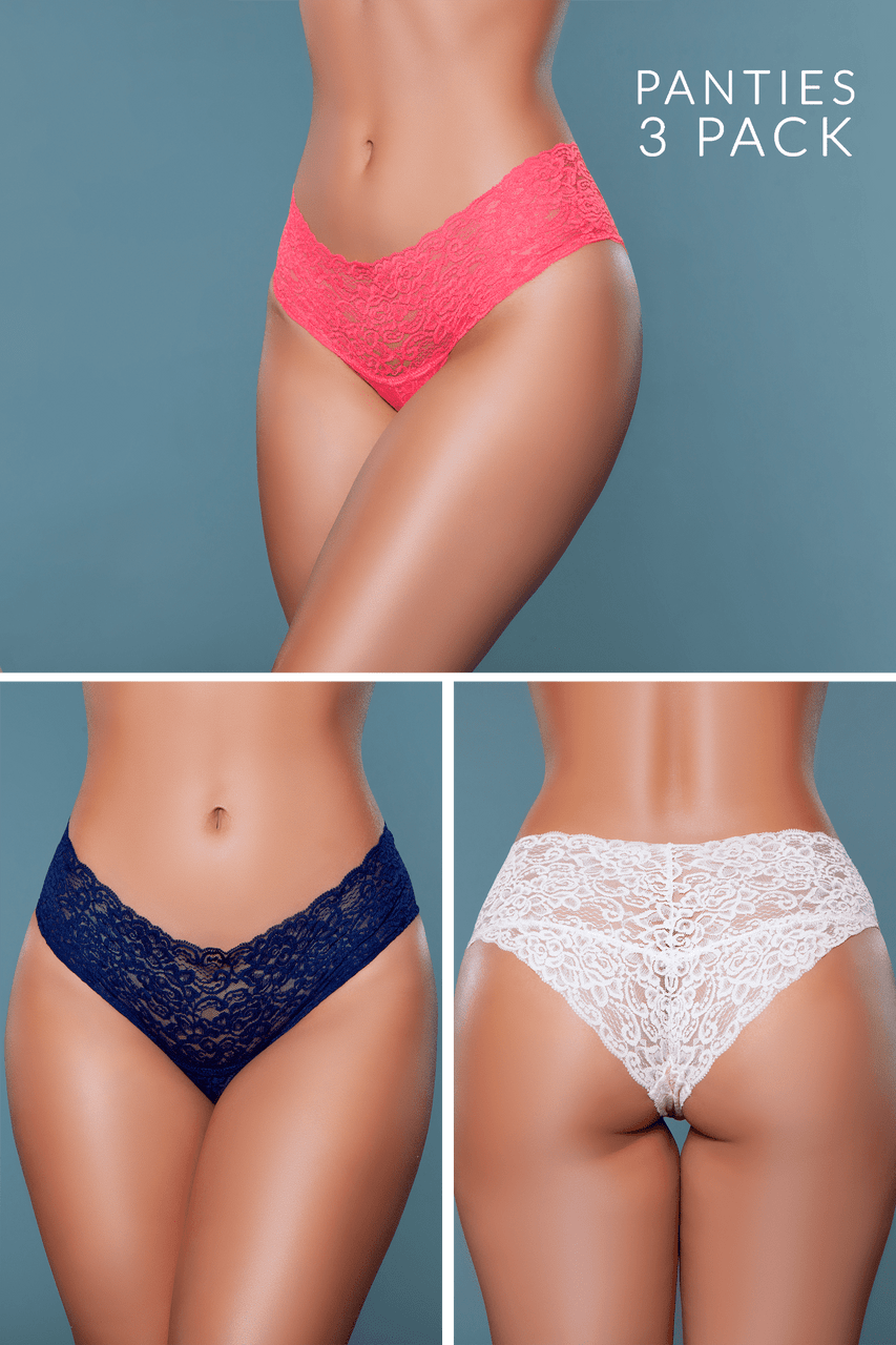 2198 Nessa Brief 3 Pack Eye Candy Sensation