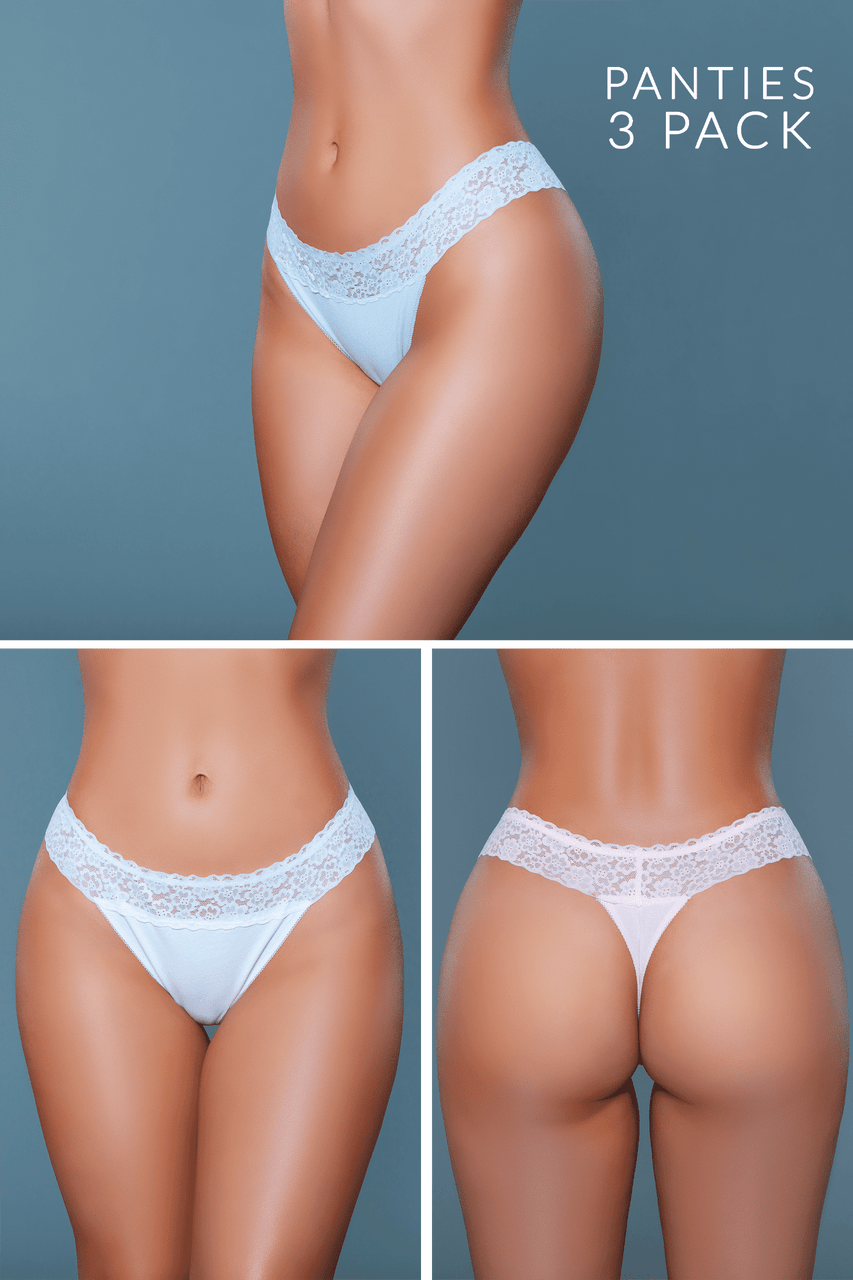 2200 Devon Thong 3 Pack Eye Candy Sensation