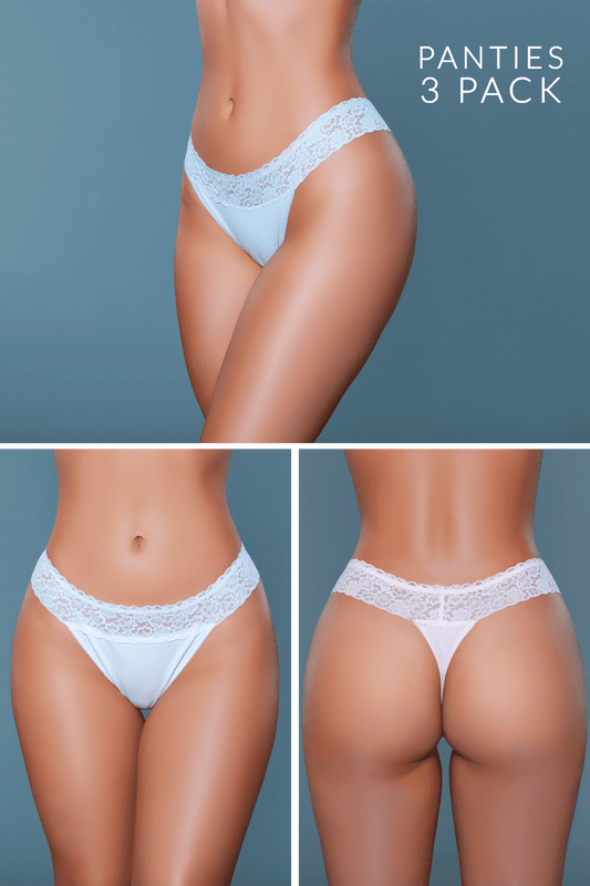 2200 Devon Thong 3 Pack Eye Candy Sensation