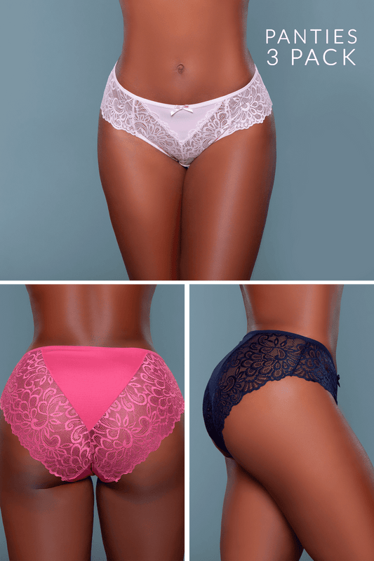 2214 Tracy Brief 3 Pack Eye Candy Sensation