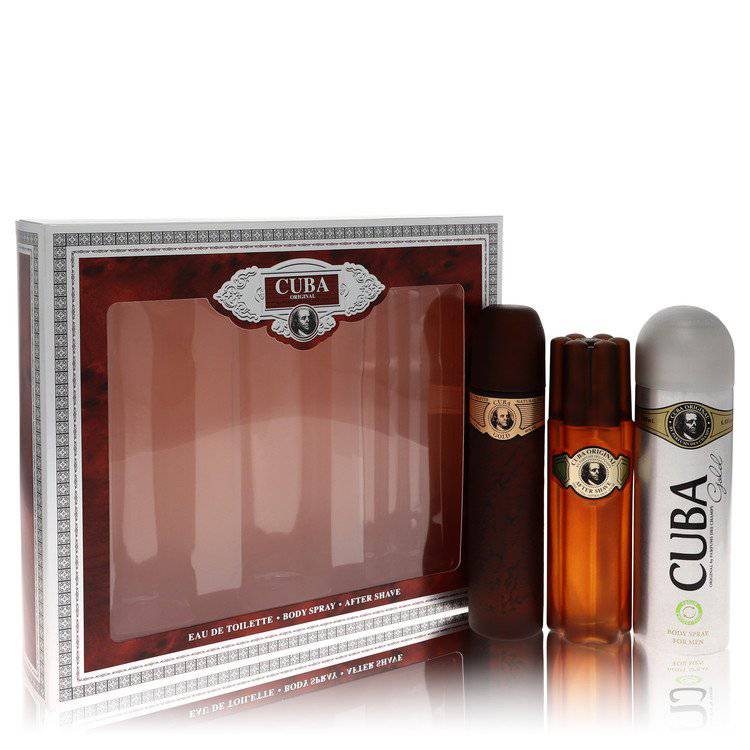 Cuba Gold Gift Set By Fragluxe Fragluxe