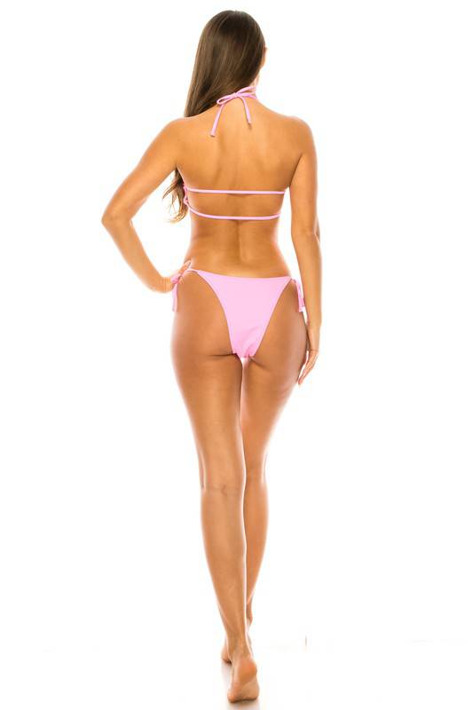 BANDEAU HALTER TOP TWO PIECE BIKINI Mermaid Swimwear