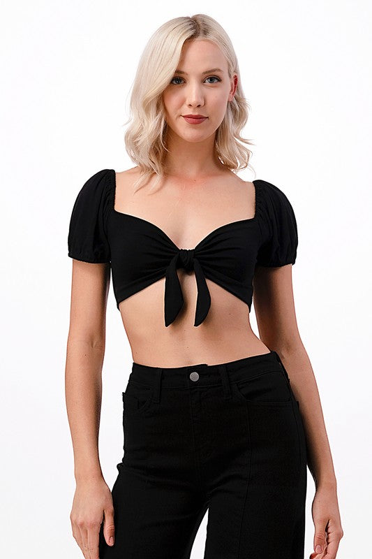 CROSS STRAP CROP TOP - Eye Candy Sensation