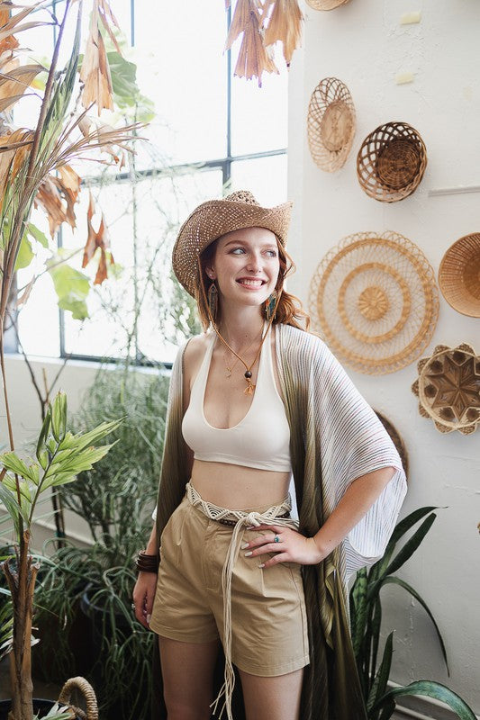 Solid Padded Halter Bralette - Eye Candy Sensation