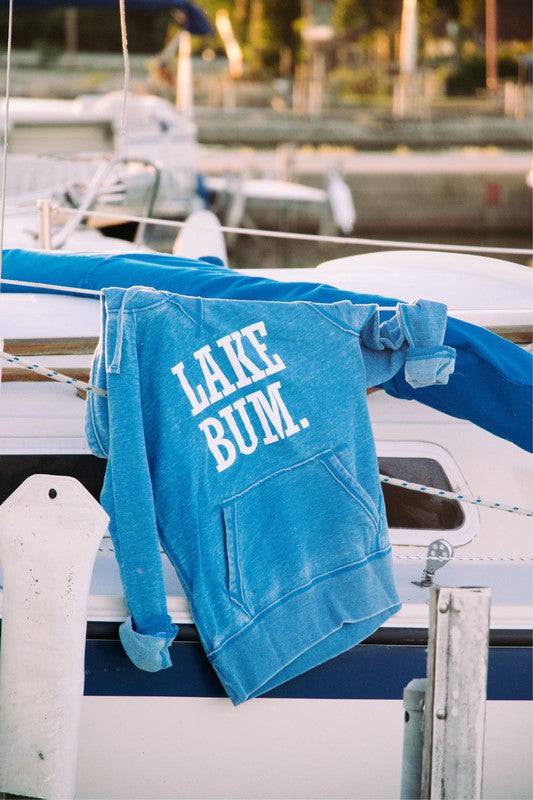 Lake Bum Vintage Hoodie Ocean and 7th