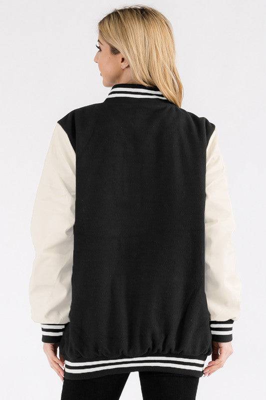 Boyfriend OverSize Letteman Jacket WEIV