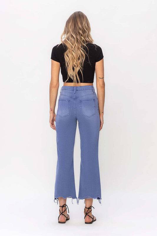 90"s Vintage Crop Flare Jeans VERVET by Flying Monkey