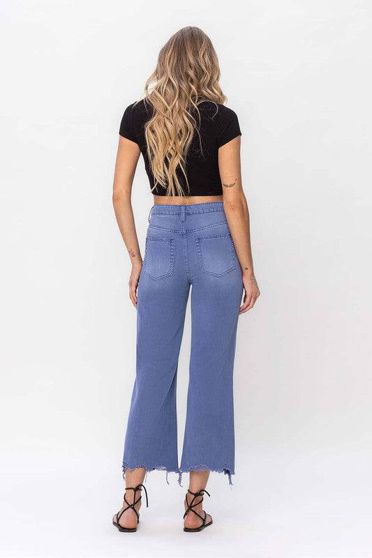 90"s Vintage Crop Flare Jeans VERVET by Flying Monkey