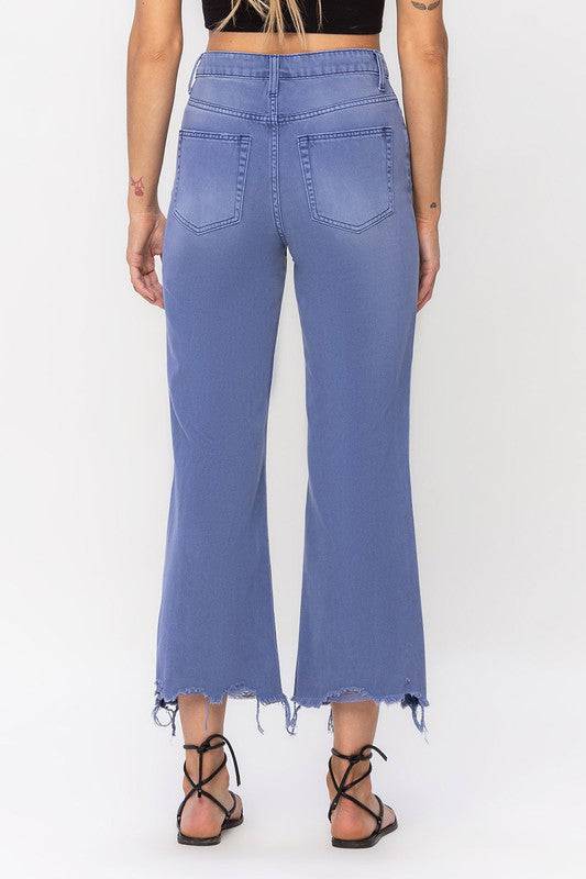 90"s Vintage Crop Flare Jeans VERVET by Flying Monkey