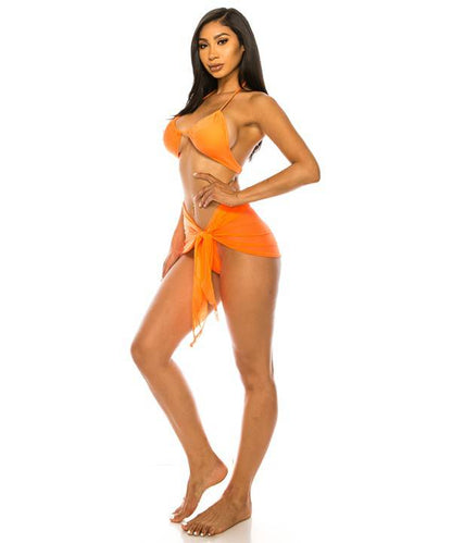 THREE PIECE SET Mermaid Swimwear