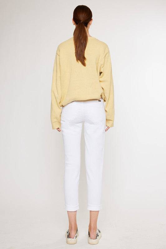 Mid Rise Girlfriend Fit Jeans Kan Can USA