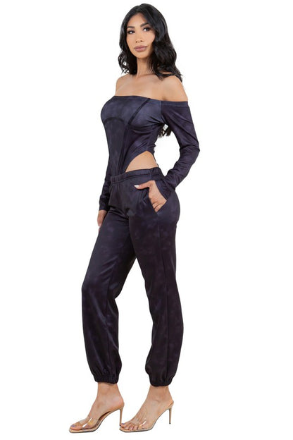 WOMEN FASHION TWO PIECE PANTS SET - Eye Candy Sensation