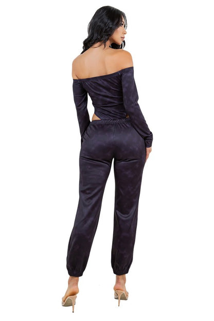 WOMEN FASHION TWO PIECE PANTS SET - Eye Candy Sensation