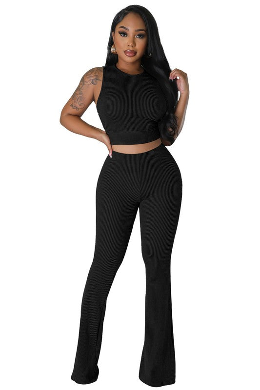 FASHION WOMEN TWO PIECE PANTS SET - Eye Candy Sensation