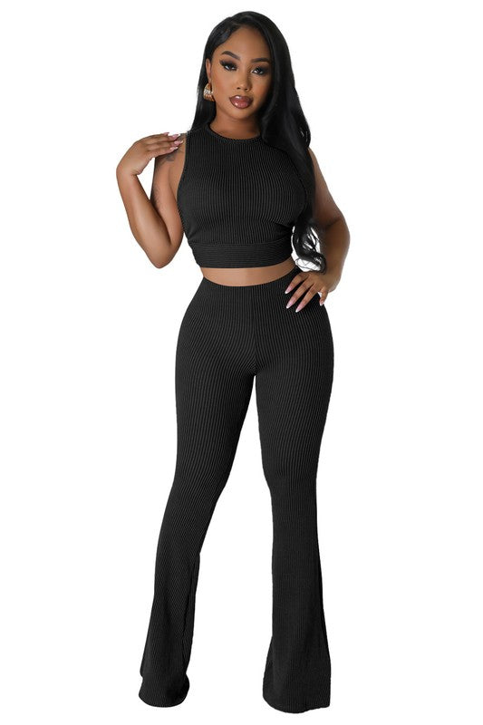FASHION WOMEN TWO PIECE PANTS SET - Eye Candy Sensation