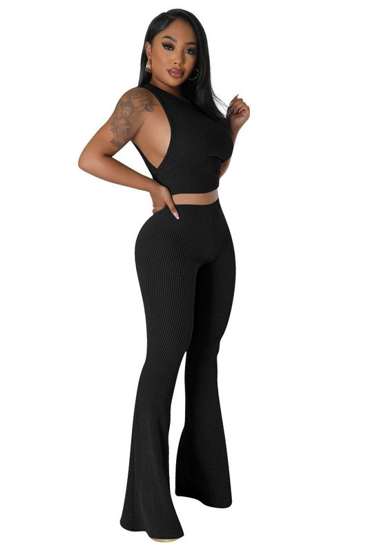 FASHION WOMEN TWO PIECE PANTS SET - Eye Candy Sensation