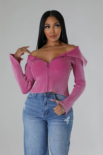 WOMEN FASHION KNITWEAR TOP - Eye Candy Sensation