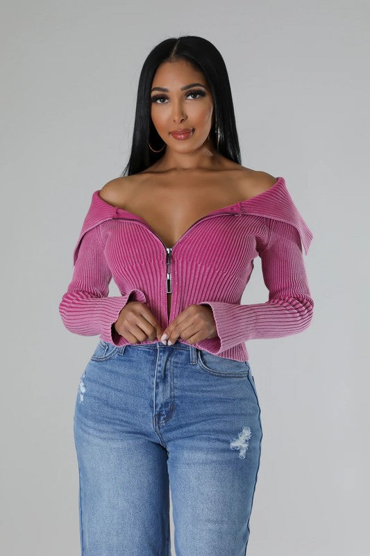 WOMEN FASHION KNITWEAR TOP - Eye Candy Sensation