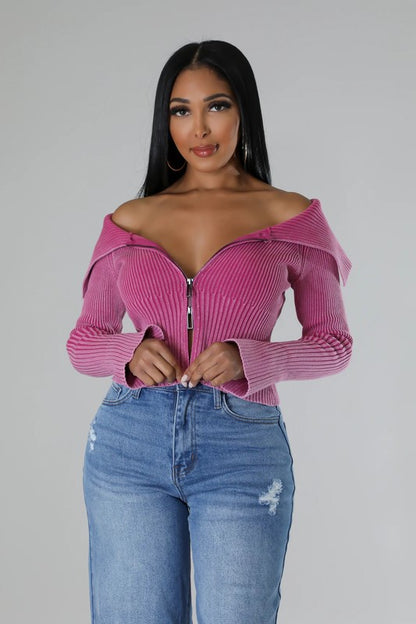 WOMEN FASHION KNITWEAR TOP - Eye Candy Sensation