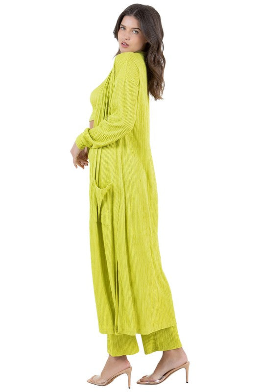 WOMEN FASHION 3 PIECE PANT SET By Claude