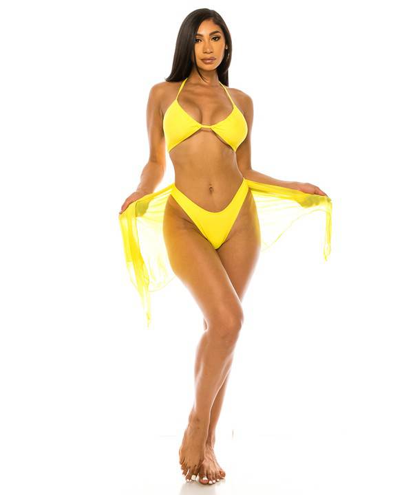 THREE PIECE SET Mermaid Swimwear