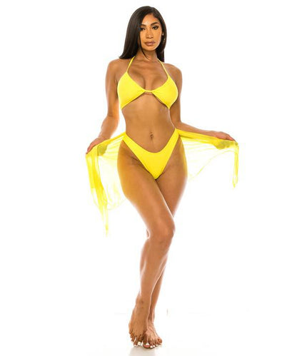 THREE PIECE SET Mermaid Swimwear