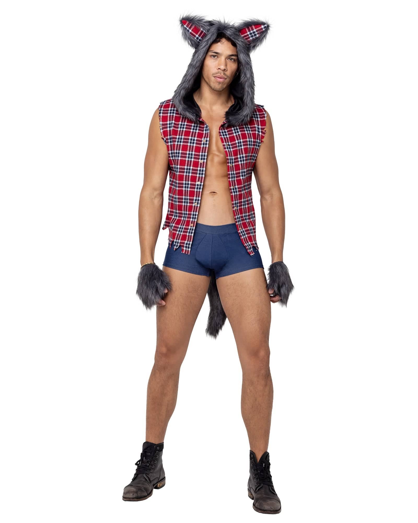 6187 - 3PC Mens Full Moon Werewolf - Eye Candy Sensation