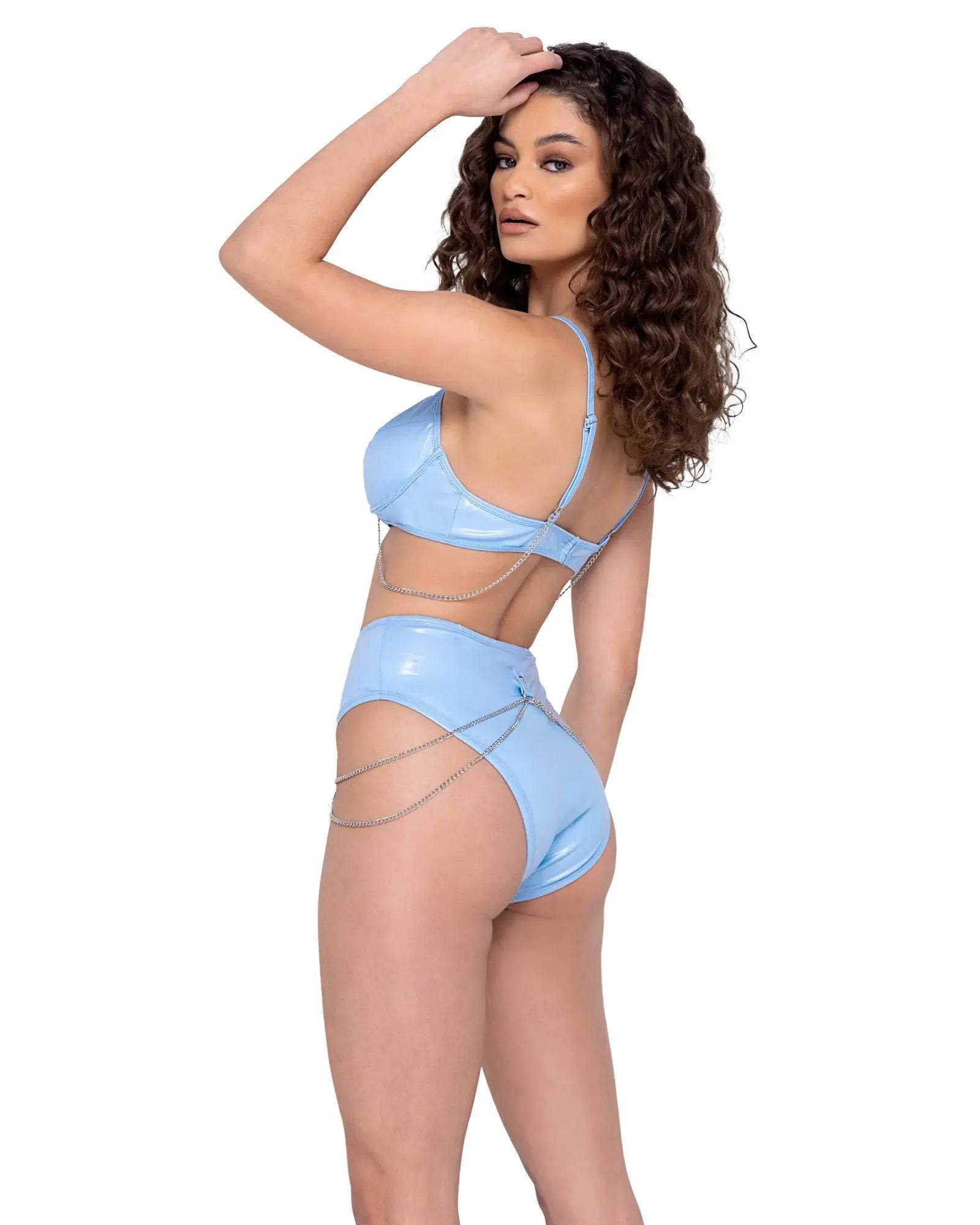 6292 - High-Waisted Zip Up Shorts Eye Candy Sensation
