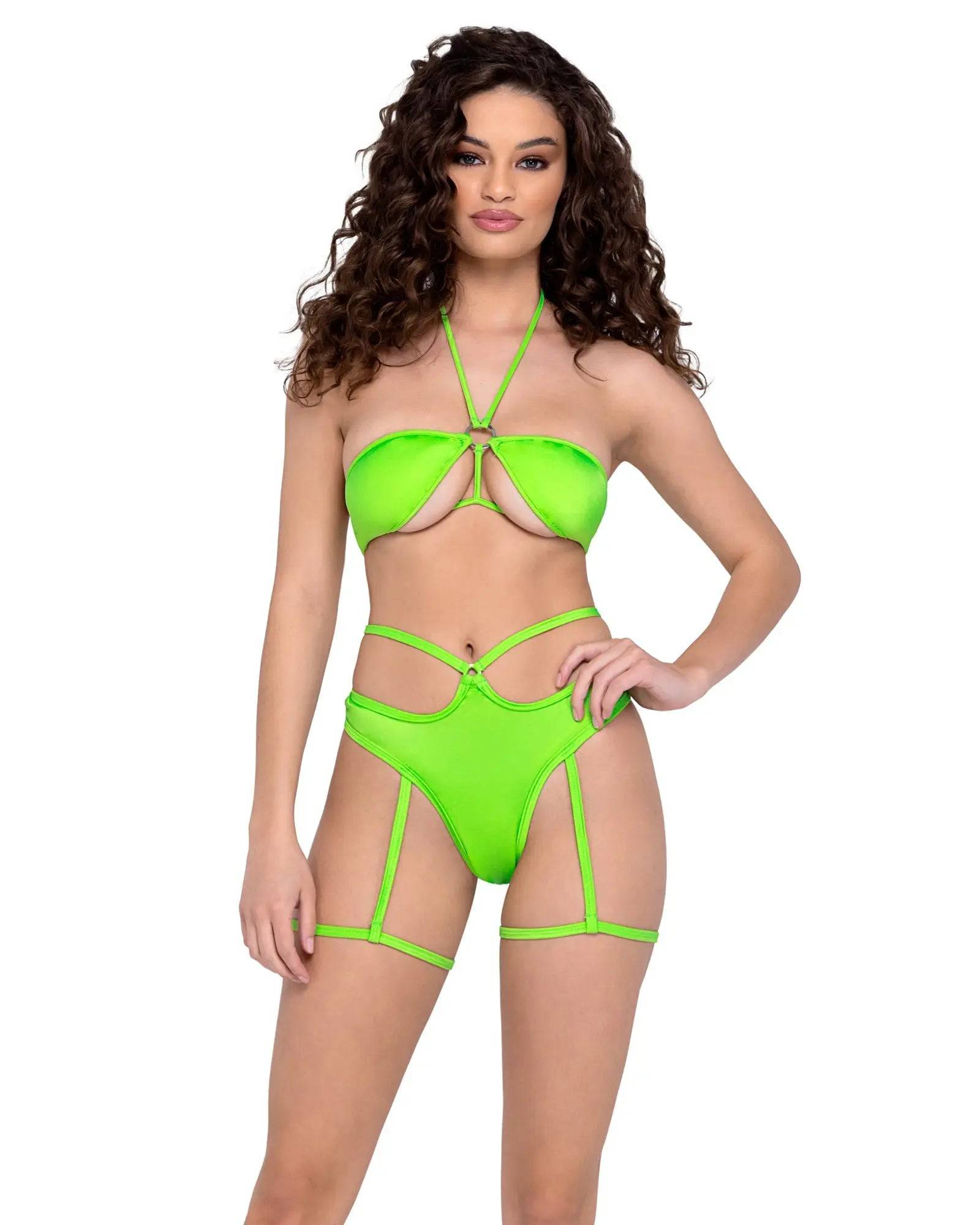 6323 - Shorts with Attached Leg-Straps Eye Candy Sensation