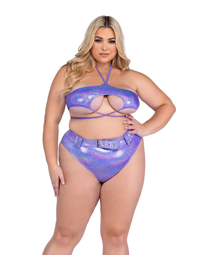 6544 - Shimmer High-Waisted Shorts Roma Costume, Inc.