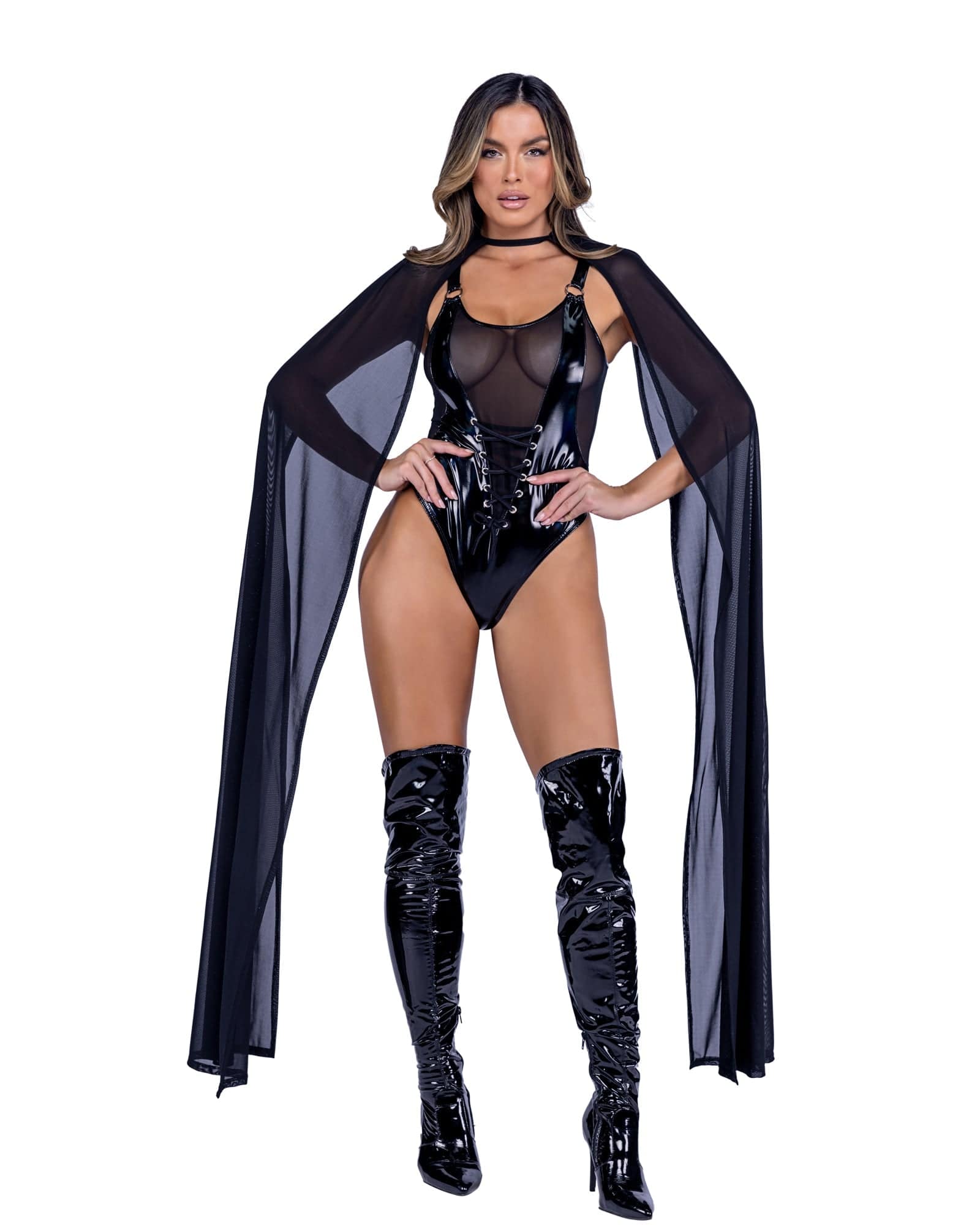 6463 - Sheer Mesh Floor Length Shrug Roma Costume, Inc.