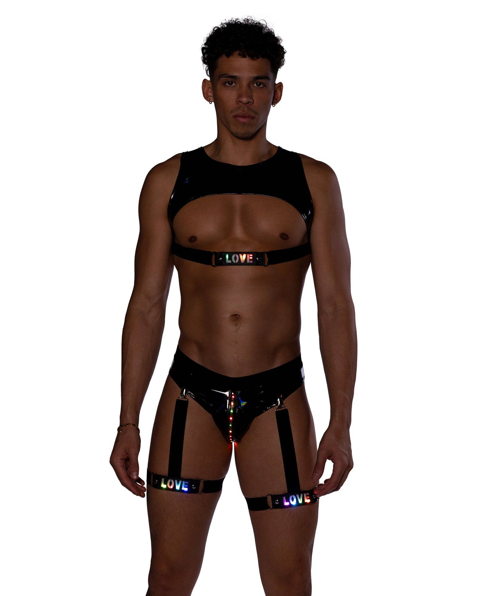 6508 - Pride Vinyl Light-Up Shorts Roma Costume, Inc.