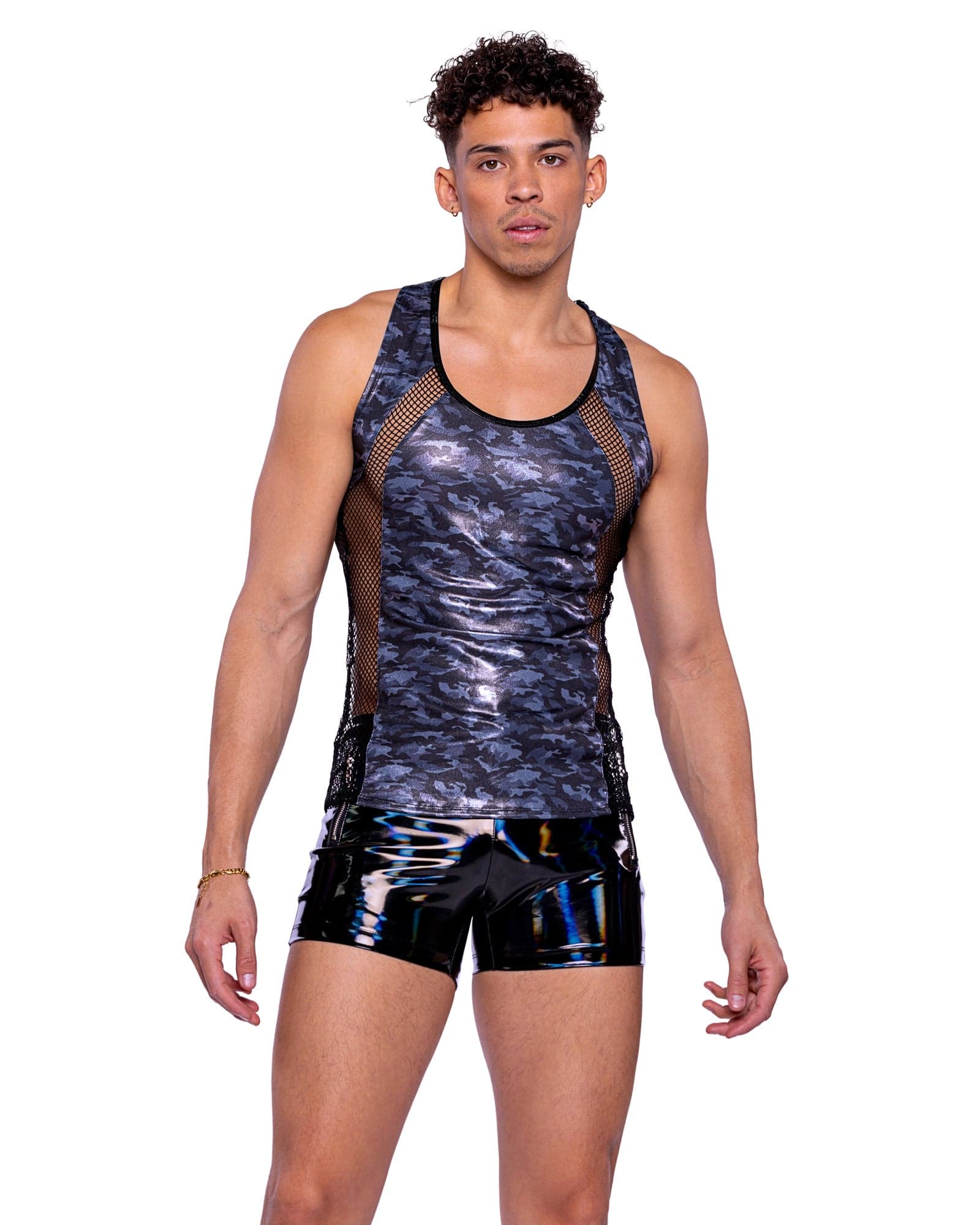 6520 - Shimmer Camouflage Tank Top Roma Costume, Inc.