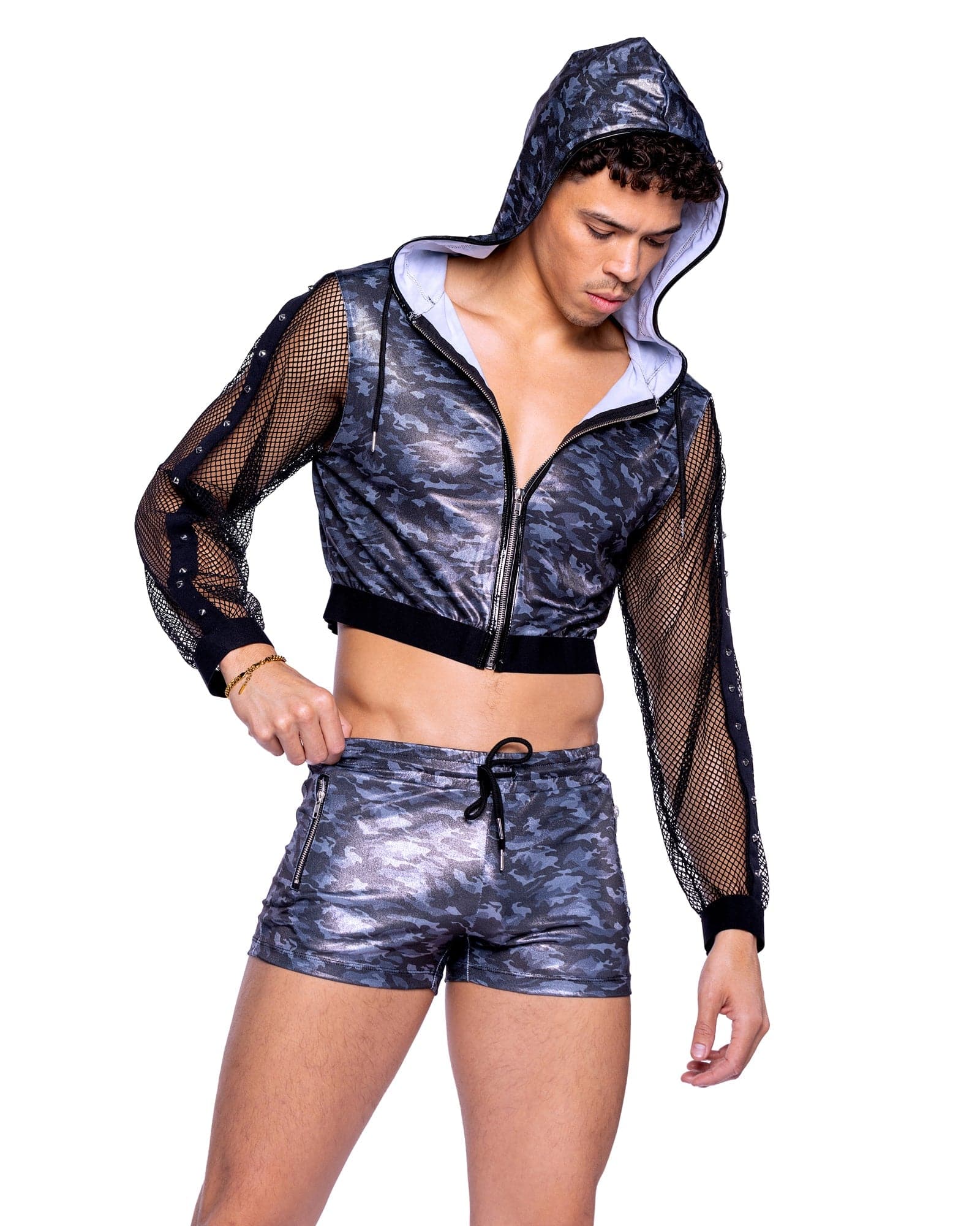 6526 - Shimmer Camouflage Shorts Roma Costume, Inc.
