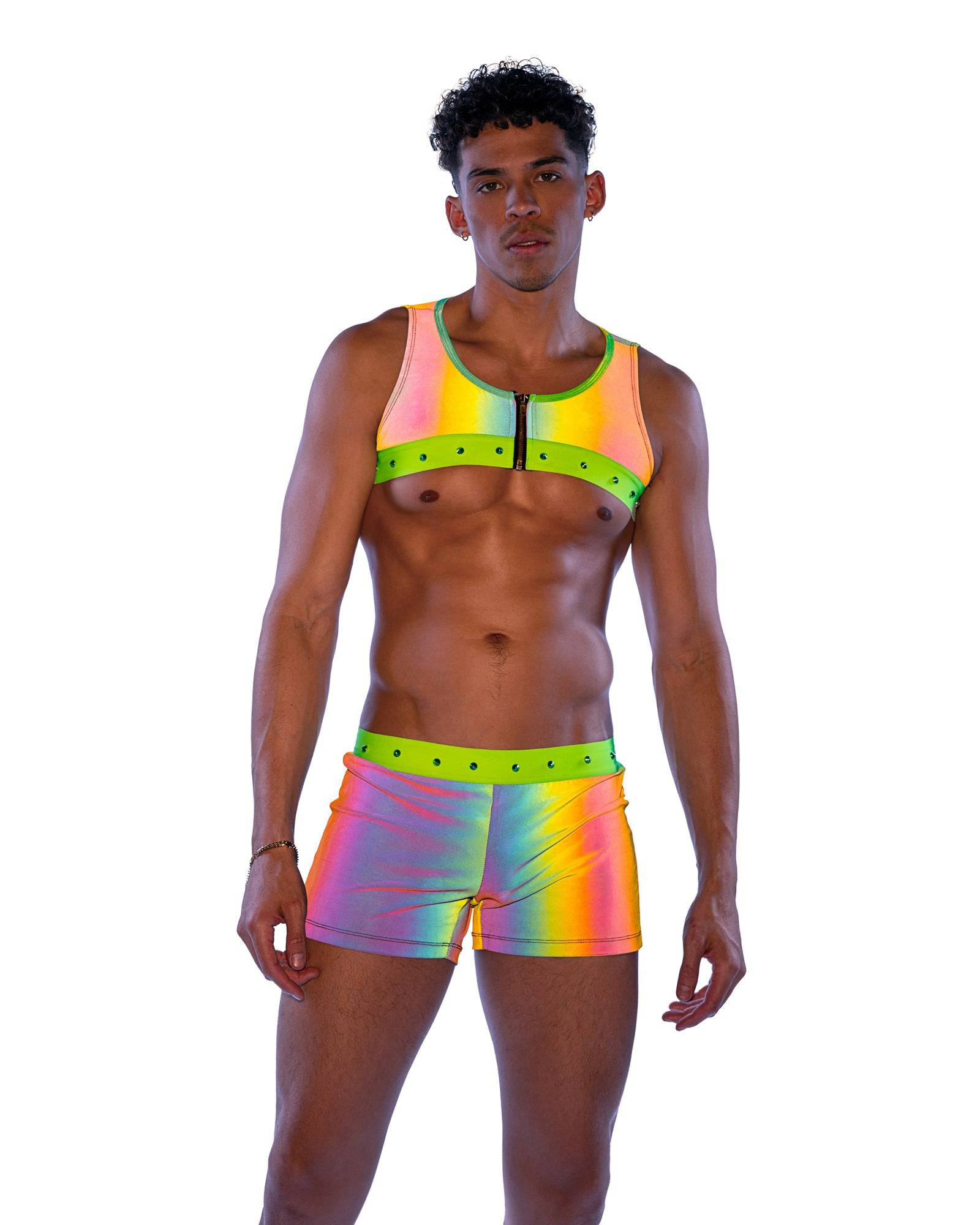 6533 - Reflective Cropped Top Roma Costume, Inc.