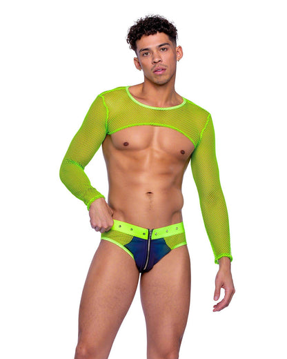 6540 - Reflective & Fishnet Briefs Roma Costume, Inc.