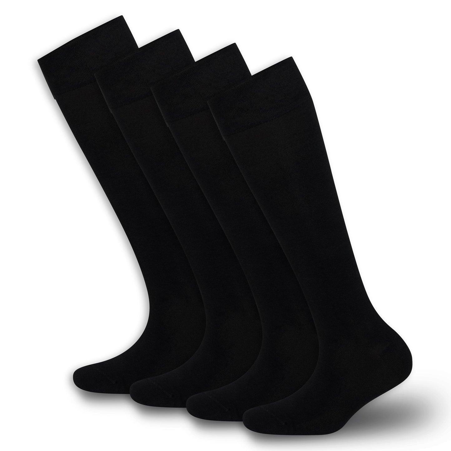 Women’s Bamboo Knee-High Socks 4-Pack – Soft & Breathable