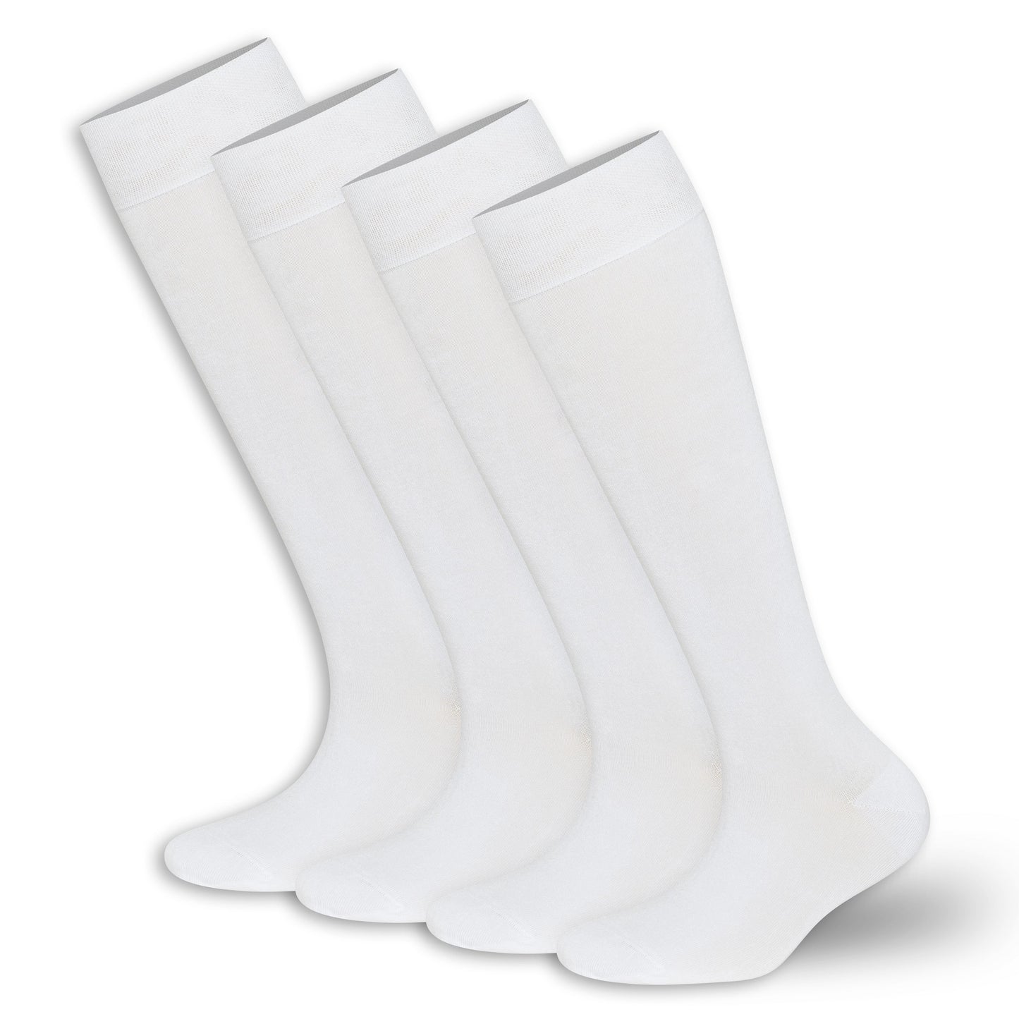 Women’s Bamboo Knee-High Socks 4-Pack – Soft & Breathable