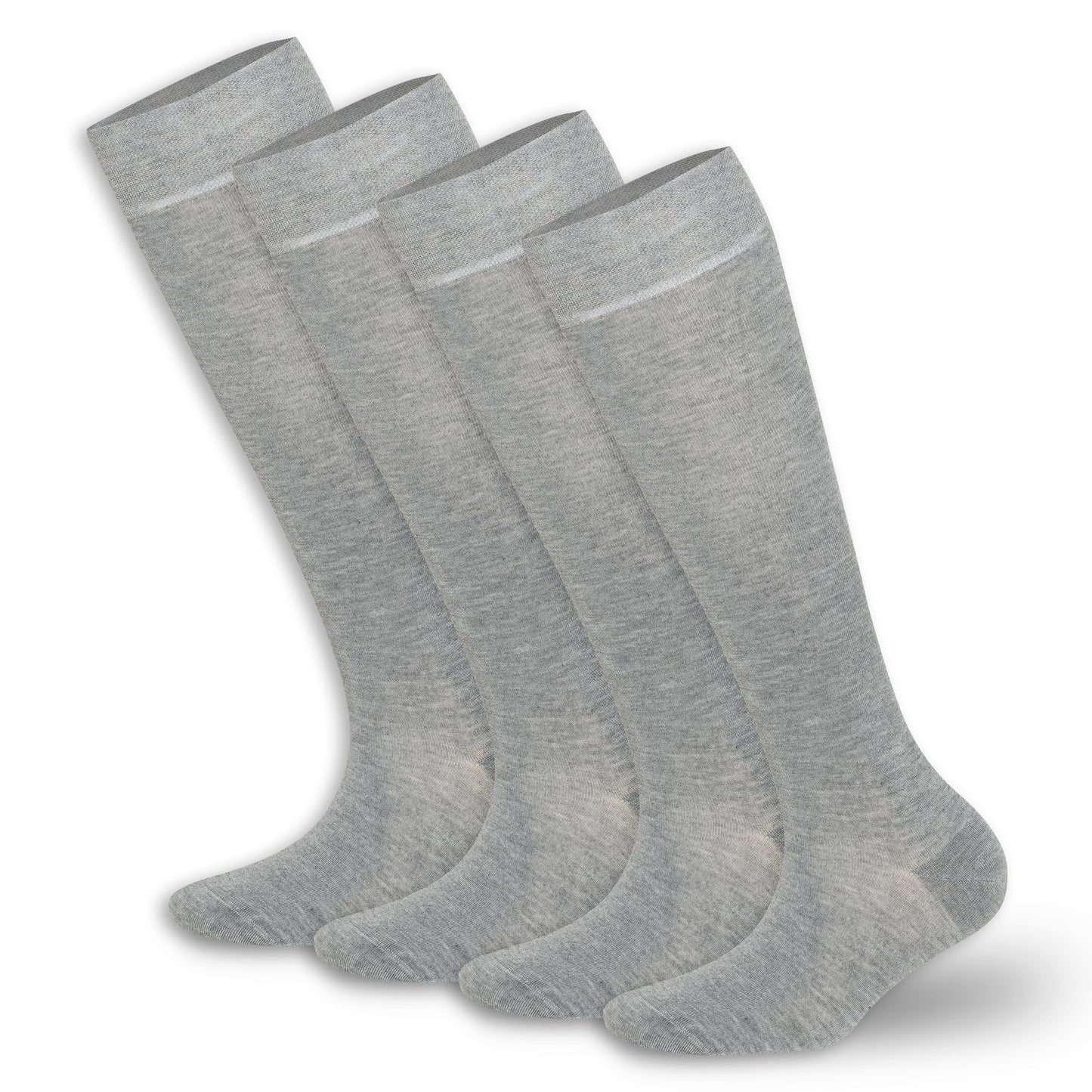 Women’s Bamboo Knee-High Socks 4-Pack – Soft & Breathable
