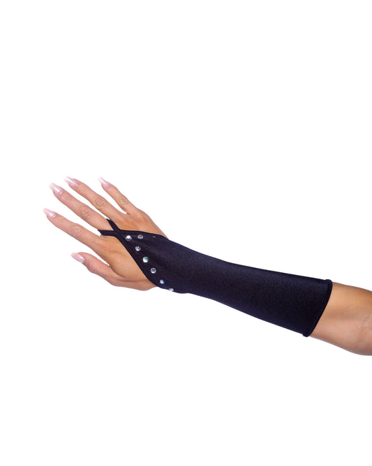 6679 - Bedazzled Gloves with Rhinestones - Eye Candy Sensation Apparel & Accessories