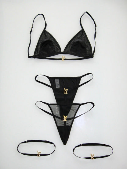 LINGERIE SET IN BLACK