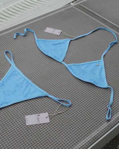 SANTORINI BIKINI IN CREAM