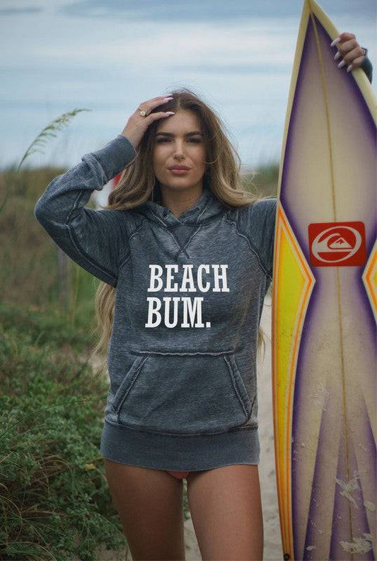 Beach Bum Vintage hoodie Ocean and 7th
