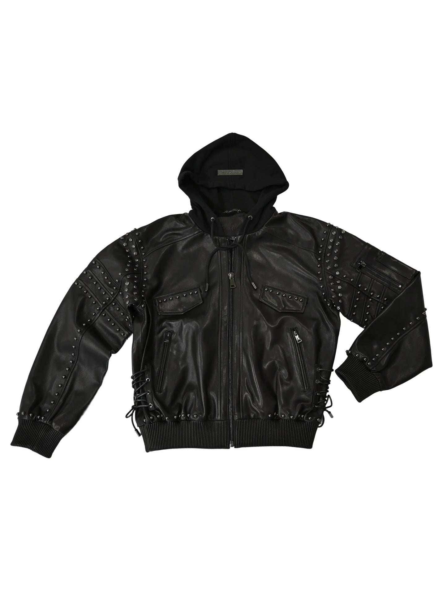 Leather Bomber Jacket