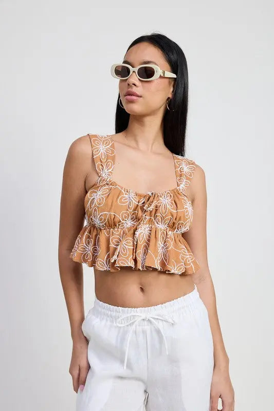 BABYDOLL CROPPED TOP Emory Park
