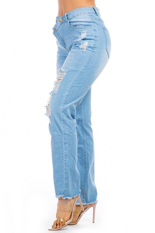 DENIM JEANS MULTI CUT Eye Candy Sensation